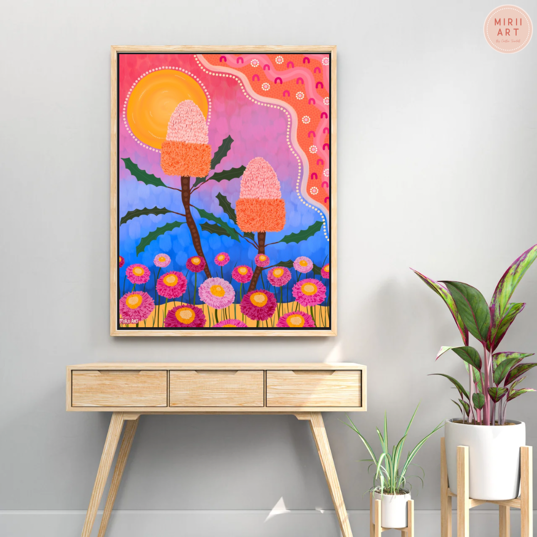 Rebuilding Herself (Canvas Print)