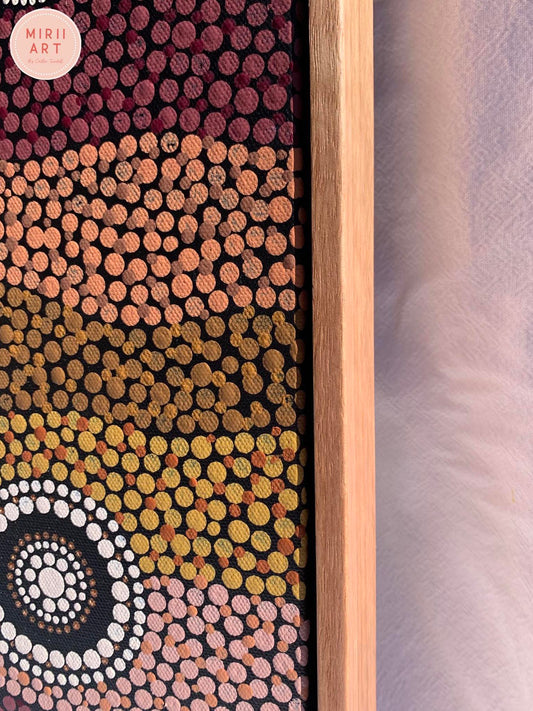 'Country and Sea' Original Framed Artwork