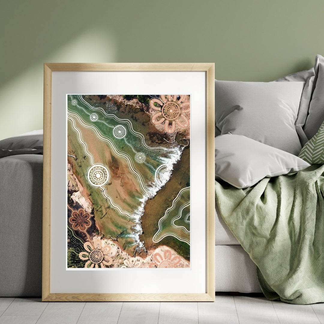 River Crossing (Paper Print)