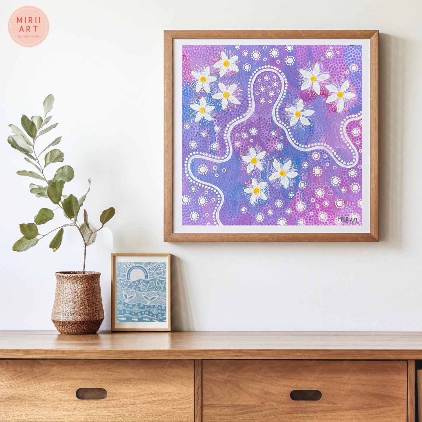 Lemon Myrtle Flowers (Paper Print)