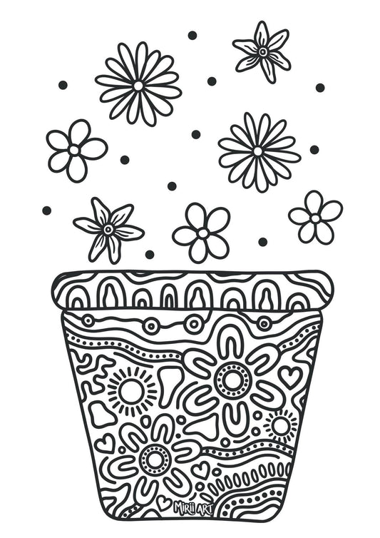 Flower Pot Craft Activity - FREE Download