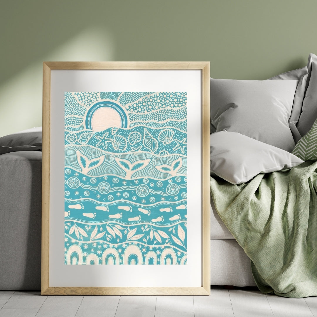 Middle Lagoon (Paper Print)