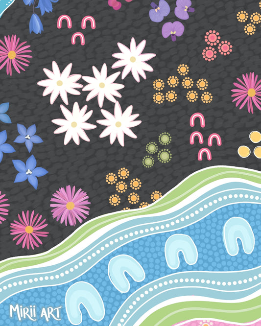 Bright Wildflowers (Paper Print)
