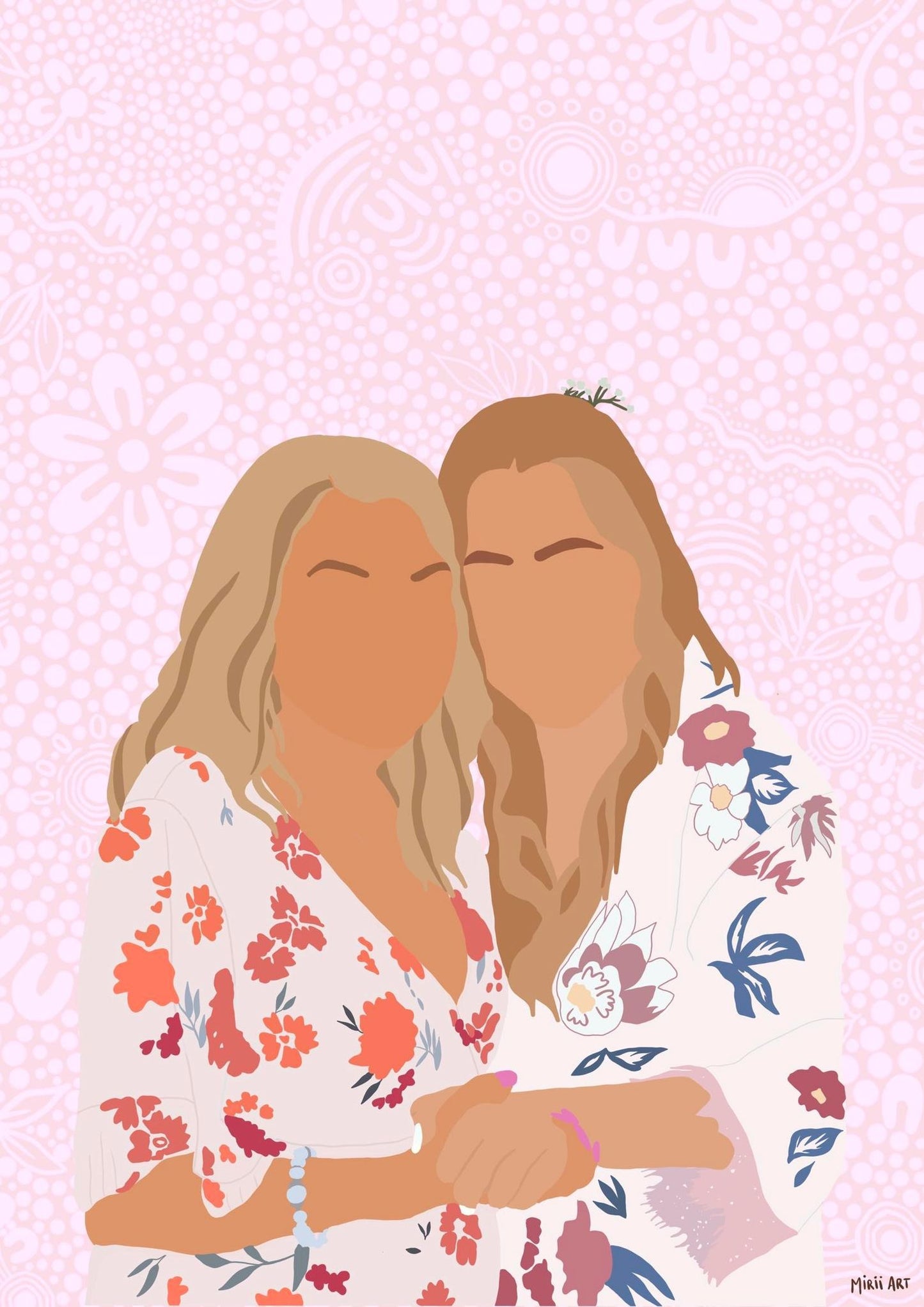 Custom Portrait (Coloured Background)