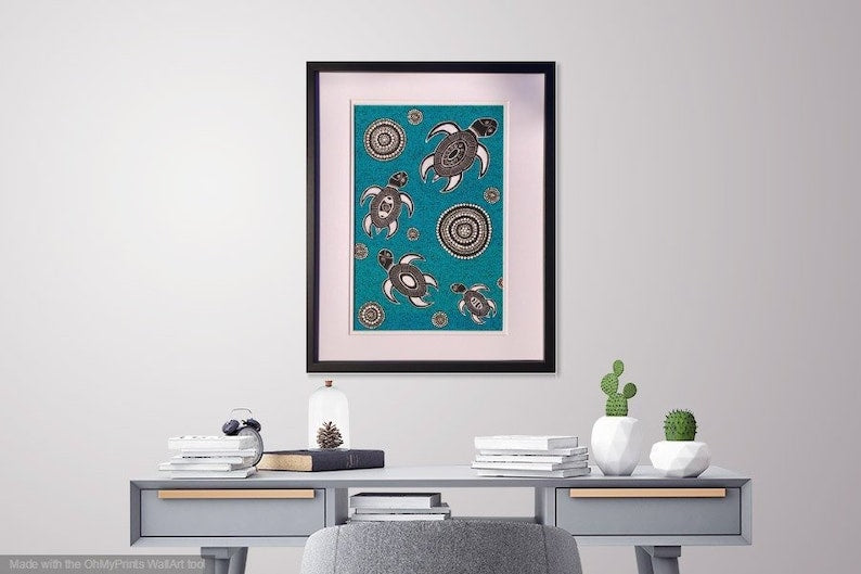 Family of Turtles (Print)