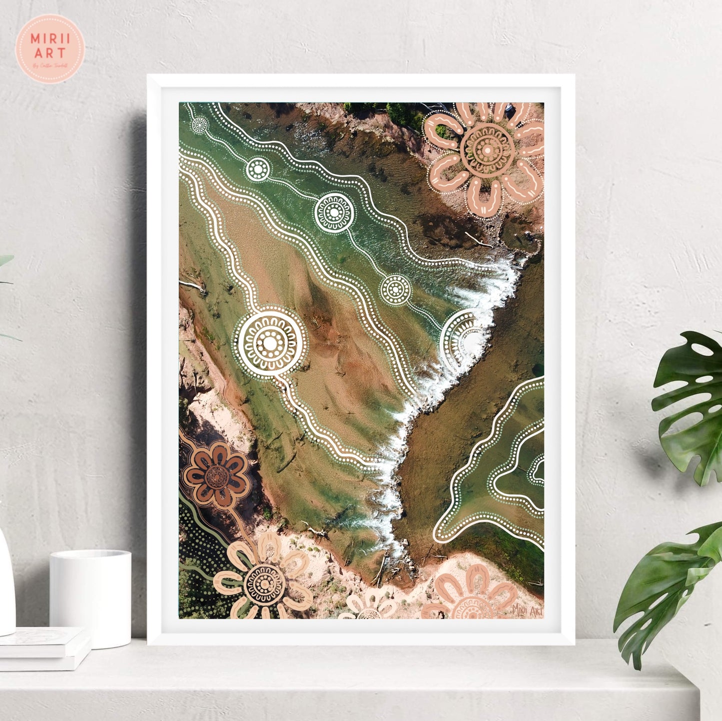 River Crossing (Paper Print)