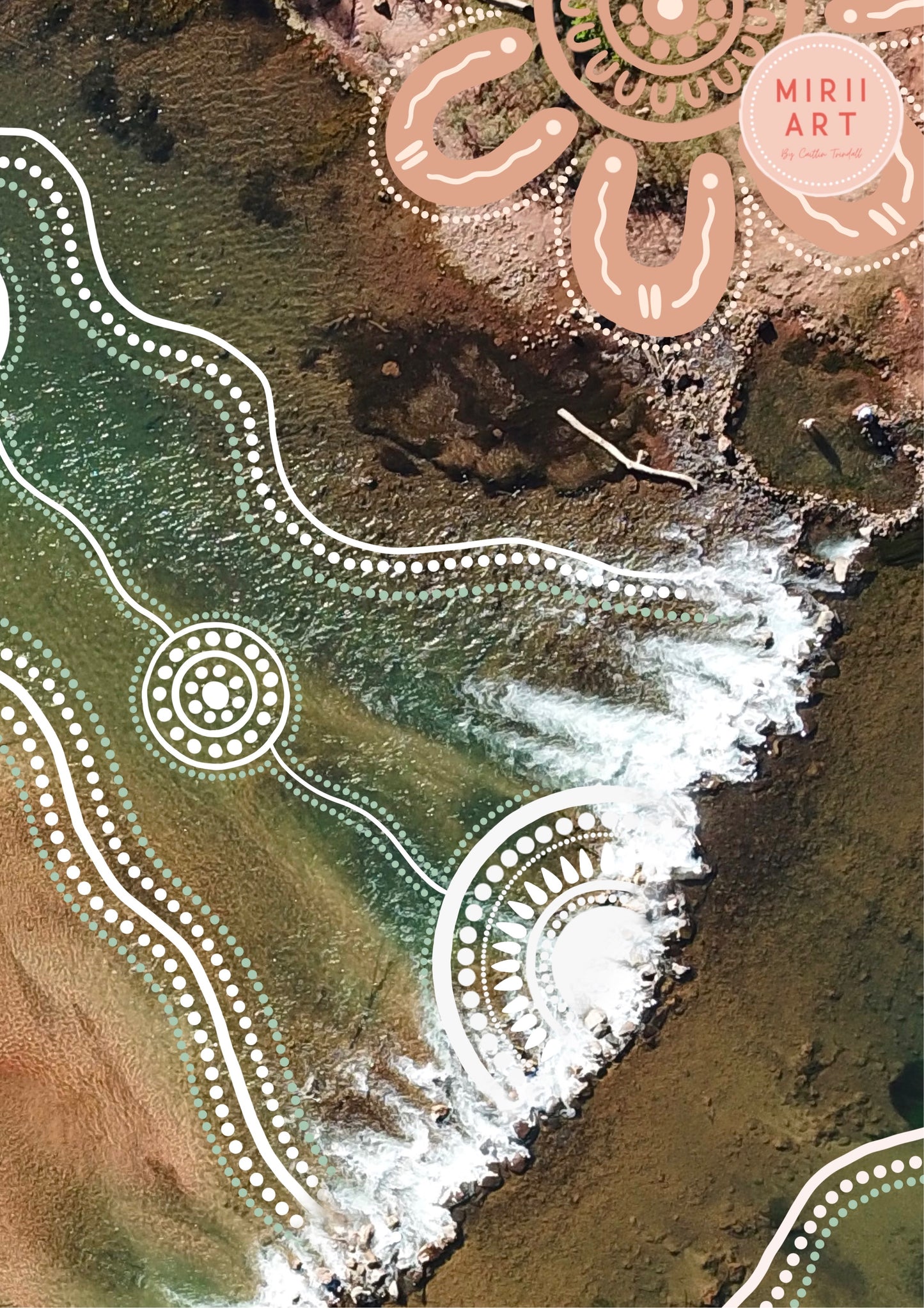 River Crossing (Paper Print)