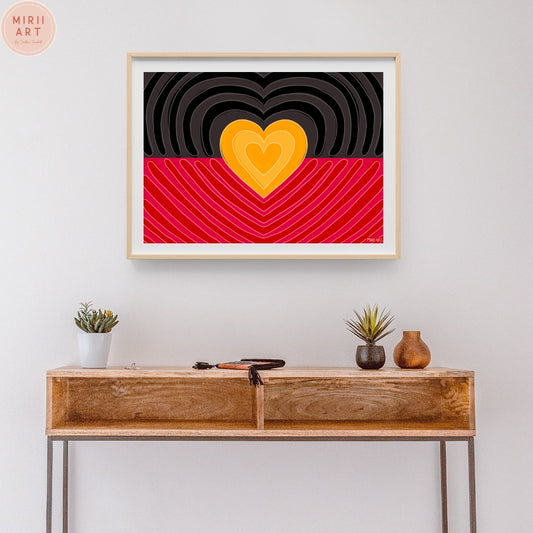 Proud Heart: Flag (Paper Print)