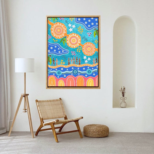 Built on Strong Shoulders (Canvas Print)