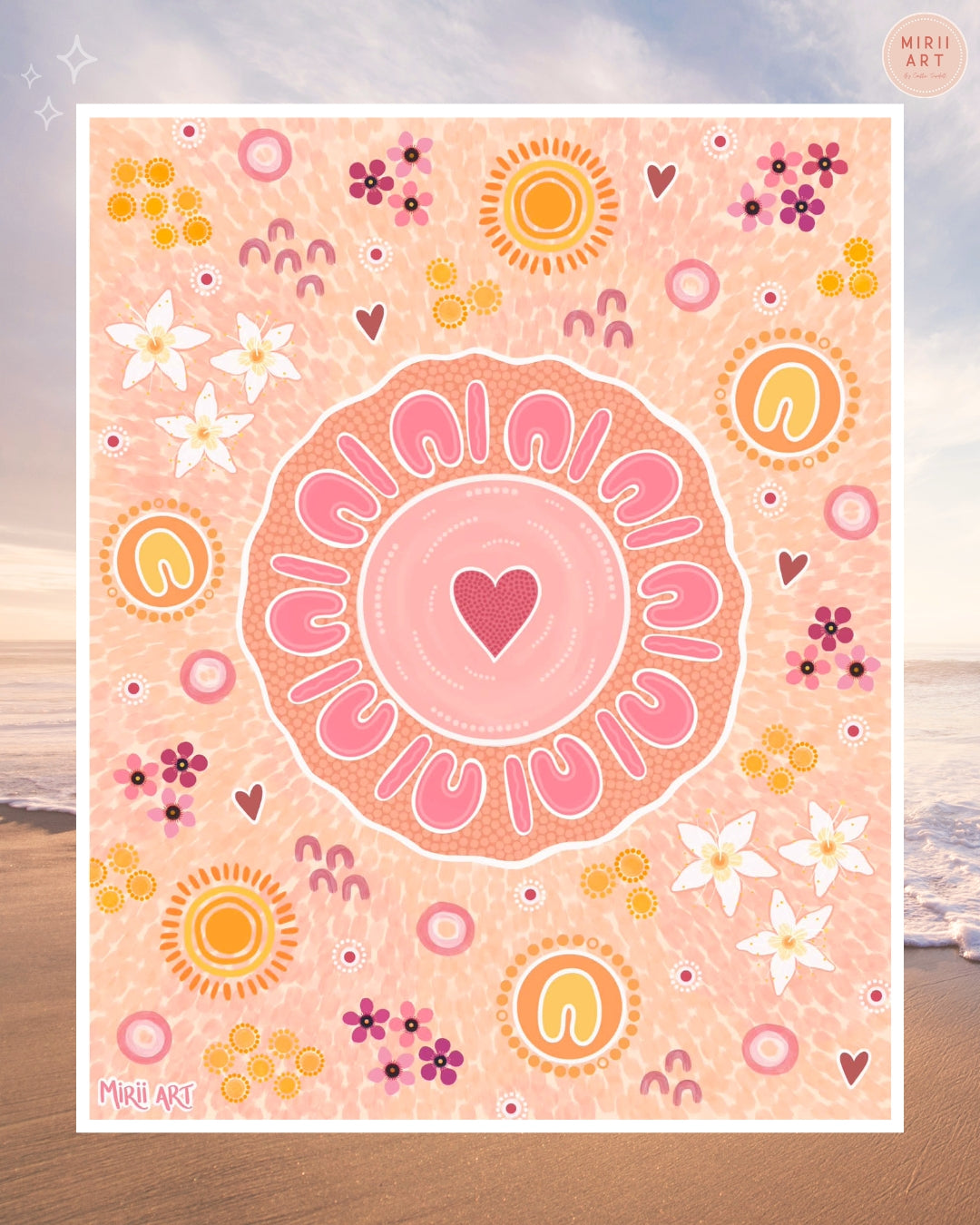 Her Sacred Circle (Paper Print)