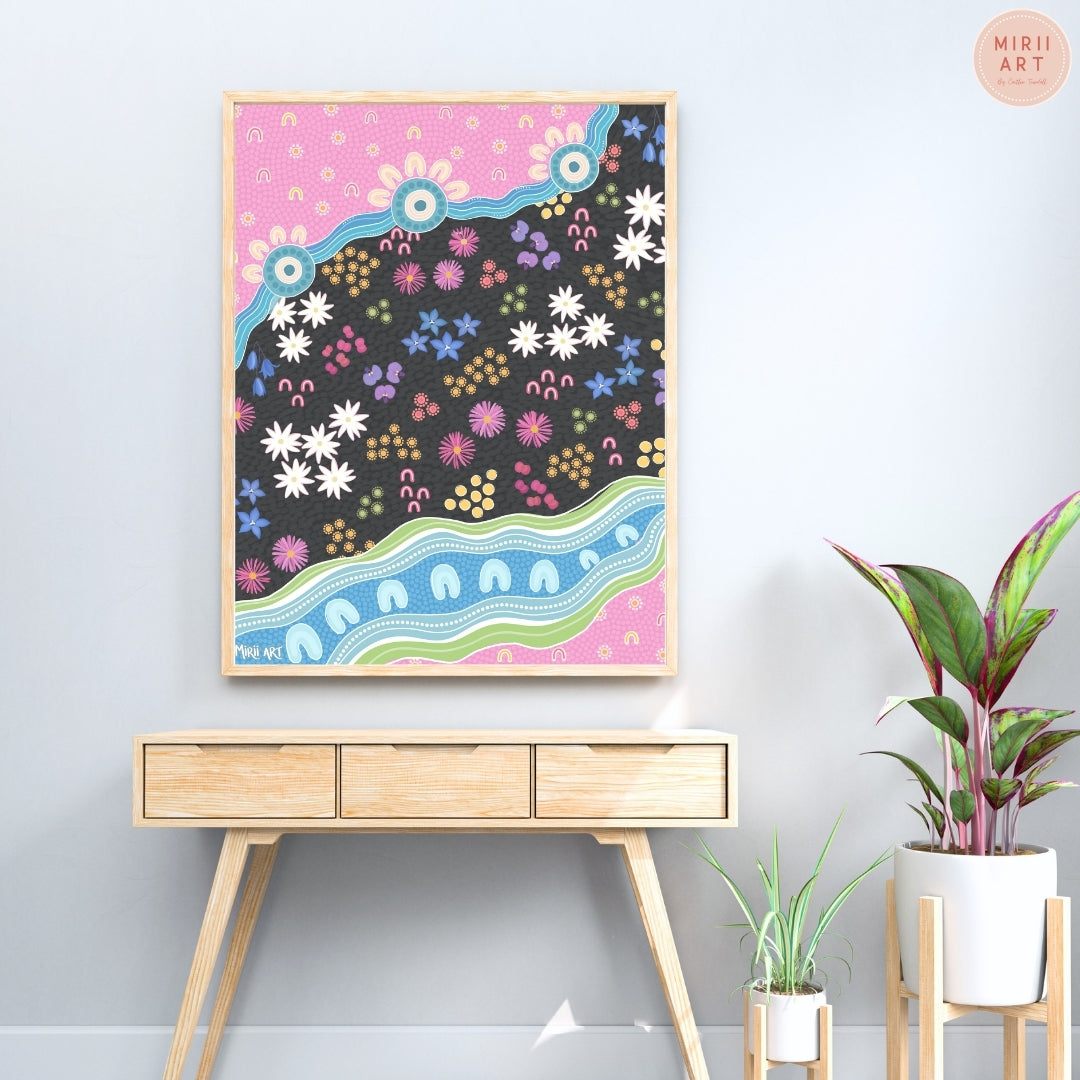 Bright Wildflowers (Paper Print)