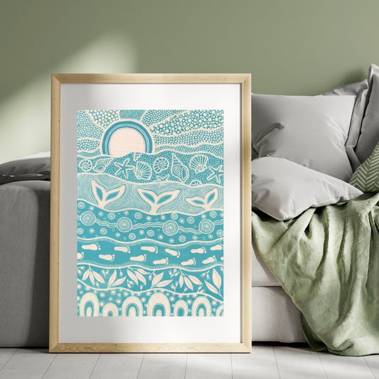 Middle Lagoon (Paper Print)