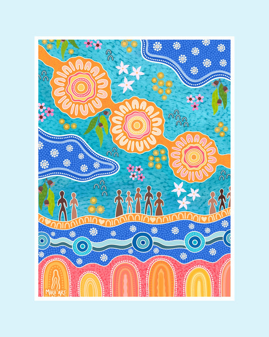 Built on Strong Shoulders (Paper Print)