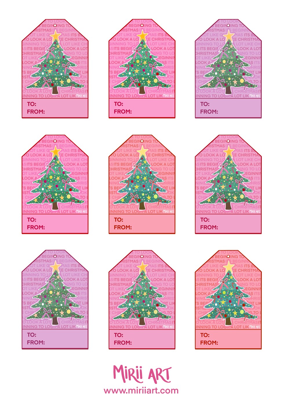 FREE Christmas Gift Tags 🎄